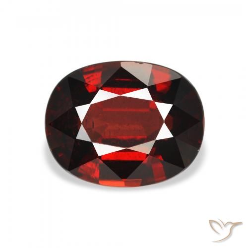 3.32ct Natürlicher tiefrot Almandin-Granat, Oval, VS