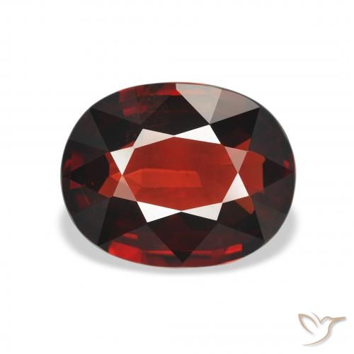3.13ct Natürlicher tiefrot Almandin-Granat, Oval, VS