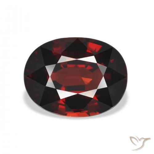 5.12ct Natürlicher tiefrot Almandin-Granat, Oval, VVS