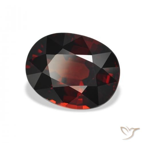 9,17 ctw natürlicher tiefrot Almandin-Granat, Oval, VVS