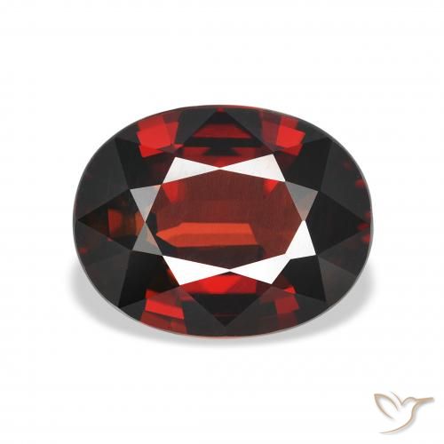 4.04ct Natürlicher dunkelrot Almandin-Granat, Oval, VVS