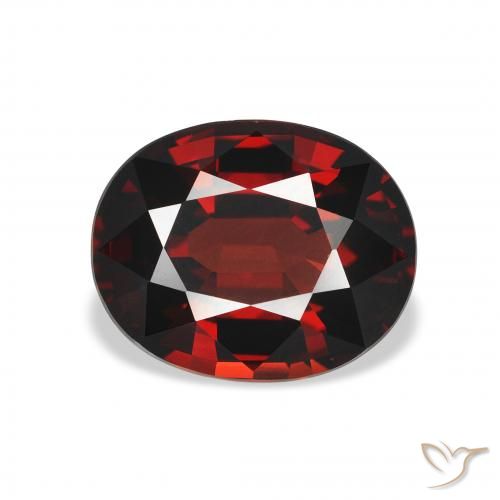 3.83ct Natürlicher tiefrot Almandin-Granat, Oval, VVS