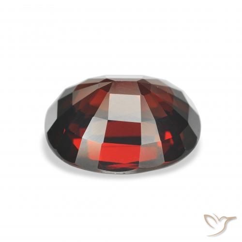 9,17 ctw natürlicher Schwärzlich Rot Almandin-Granat, Oval, VVS