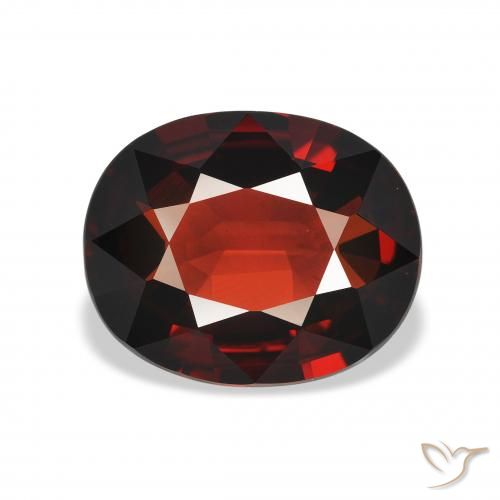 3.83ct Natürlicher tiefrot Almandin-Granat, Oval, VVS