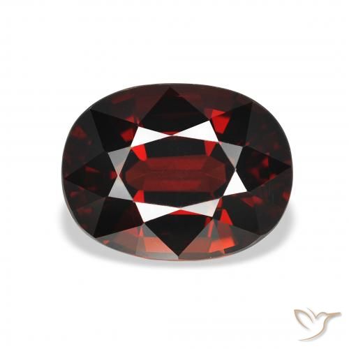 4.26ct Natürlicher tiefrot Almandin-Granat, Oval, VVS