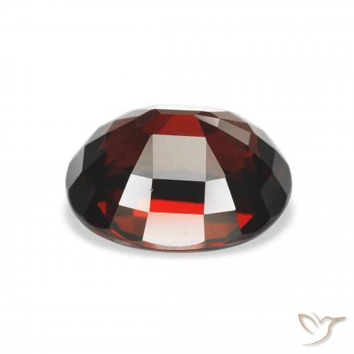 9,17 ctw natürlicher Schwärzlich Rot Almandin-Granat, Oval, VVS