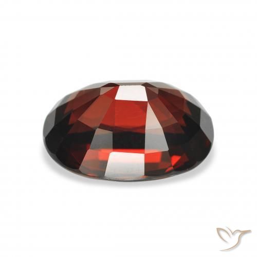 9,17 ctw natürlicher Schwärzlich Rot Almandin-Granat, Oval, VVS