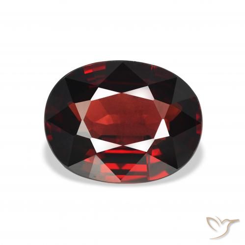 4.59ct Natürlicher dunkelrot Almandin-Granat, Oval, VVS