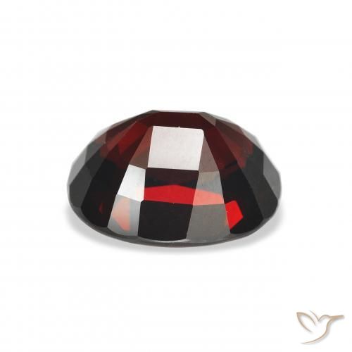9,17 ctw natürlicher Schwärzlich Rot Almandin-Granat, Oval, VVS