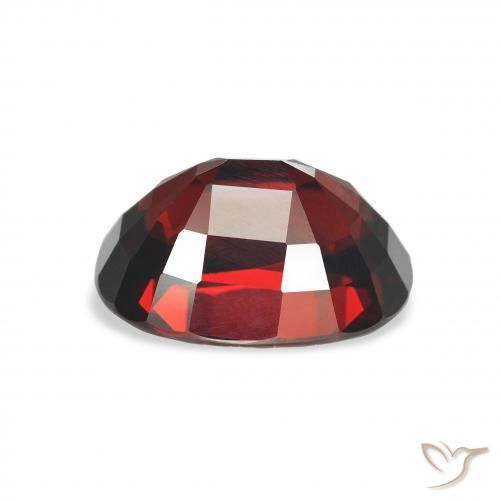 9,17 ctw natürlicher Schwärzlich Rot Almandin-Granat, Oval, VVS