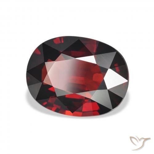 9,17 ctw natürlicher Schwärzlich Rot Almandin-Granat, Oval, VVS