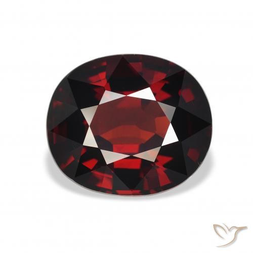 5.04ct Natürlicher tiefrot Almandin-Granat, Oval, VS