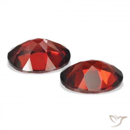 4.16 ct natürliche Tiefes Blutrot Almandin-Granat-Edelsteine, Oval, VS