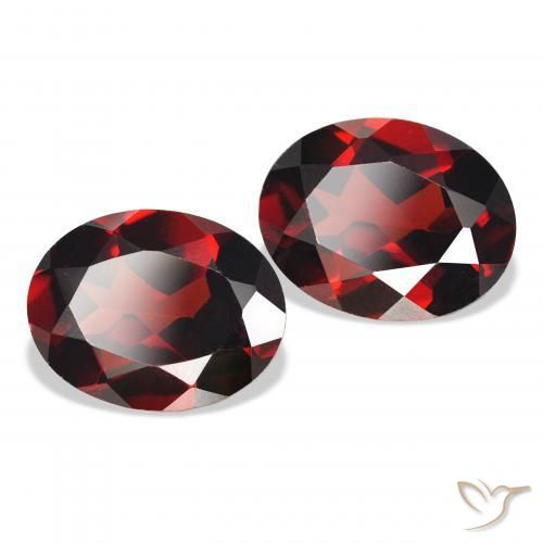 4.43 ct natürliche tiefrot Almandin-Granat-Edelsteine, Oval, VS