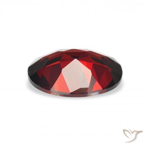 9,17 ctw natürlicher tiefrot Almandin-Granat, Oval, VVS-VS