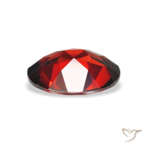 9,17 ctw natürlicher tiefrot Almandin-Granat, Oval, VVS-VS