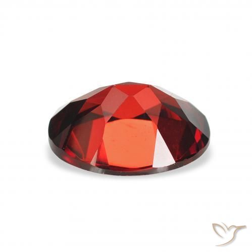 9,17 ctw natürlicher tiefrot Almandin-Granat, Oval, VVS-VS