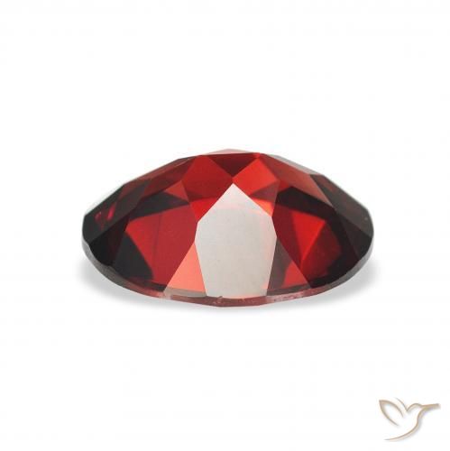 9,17 ctw natürlicher tiefrot Almandin-Granat, Oval, VVS-VS