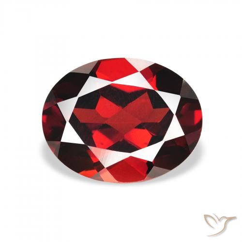 2.25ct Natürlicher tiefrot Almandin-Granat, Oval, VS