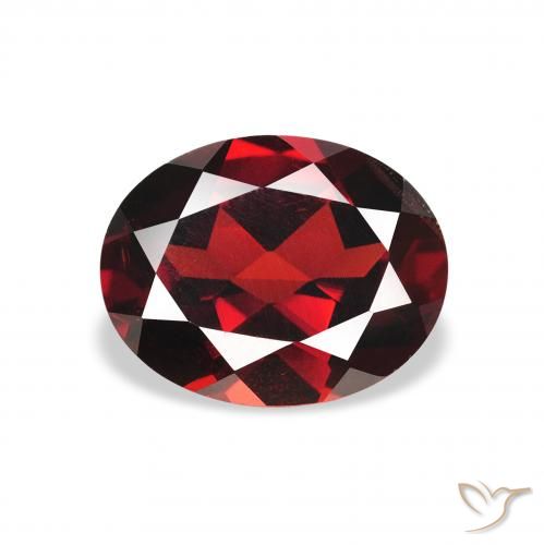 2.24ct Natürlicher dunkelrot Almandin-Granat, Oval, VS