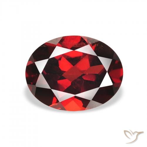 2.33ct Natürlicher dunkelrot Almandin-Granat, Oval, VS