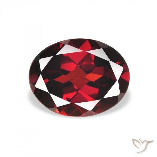 2.13ct Natürlicher tiefrot Almandin-Granat, Oval, VS