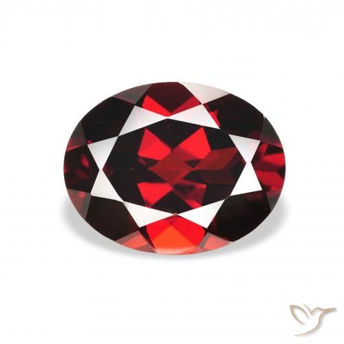 2.38ct Natürlicher tiefrot Almandin-Granat, Oval, VS