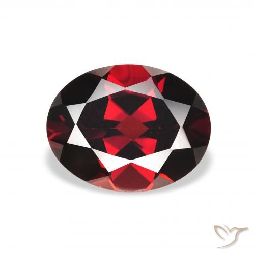 2.41ct Natürlicher tiefrot Almandin-Granat, Oval, VS