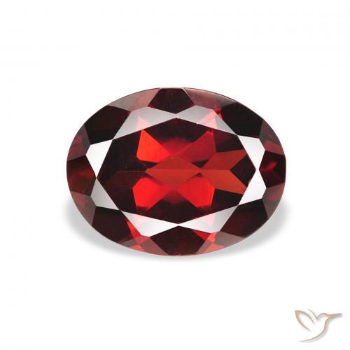 2.07ct Natürlicher dunkelrot Almandin-Granat, Oval, VS
