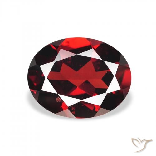 2.14ct Natürlicher dunkelrot Almandin-Granat, Oval, VS