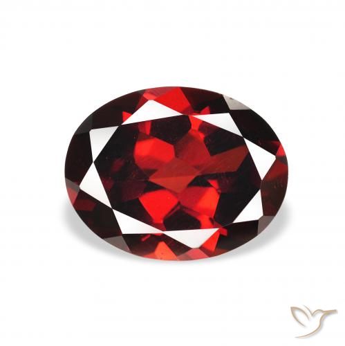 2.03ct Natürlicher dunkelrot Almandin-Granat, Oval, VS