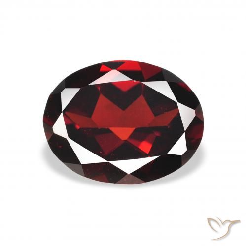 2.16ct Natürlicher tiefrot Almandin-Granat, Oval, VS