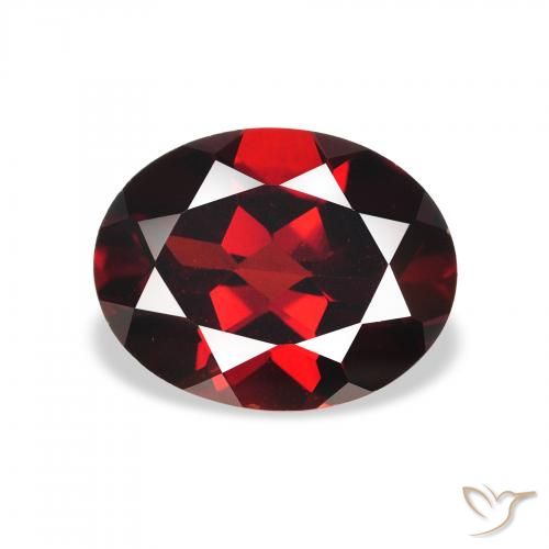 2.23ct Natürlicher tiefrot Almandin-Granat, Oval, VS