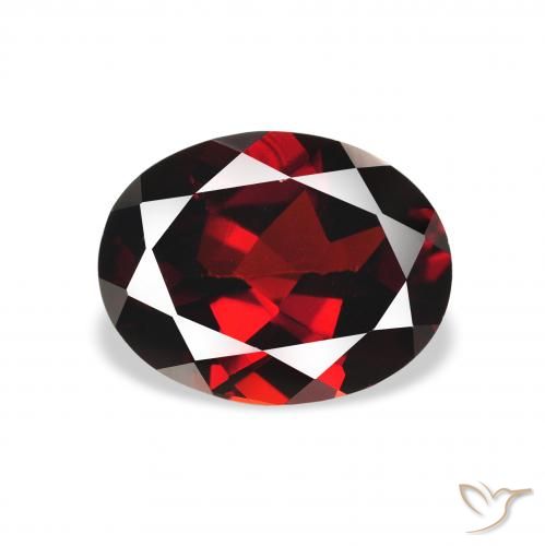 2.30ct Natürlicher dunkelrot Almandin-Granat, Oval, VS