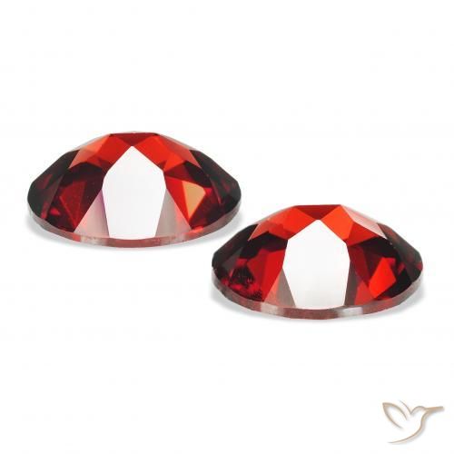 4.23 ct natürliche Tiefes Blutrot Almandin-Granat-Edelsteine, Oval, VVS-VS