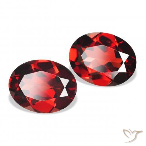 4.33 ct natürliche tiefrot Almandin-Granat-Edelsteine, Oval, VS