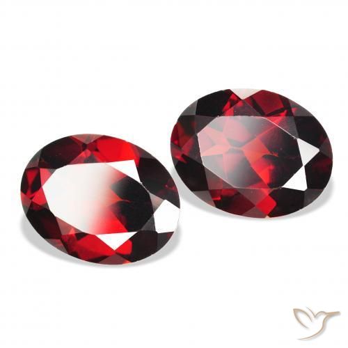 4.58 ct natürliche tiefrot Almandin-Granat-Edelsteine, Oval, VS