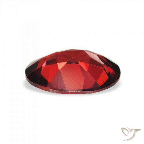 9,17 ctw natürlicher tiefrot Almandin-Granat, Oval, VVS-VS