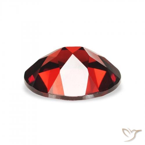 9,17 ctw natürlicher tiefrot Almandin-Granat, Oval, VVS-VS