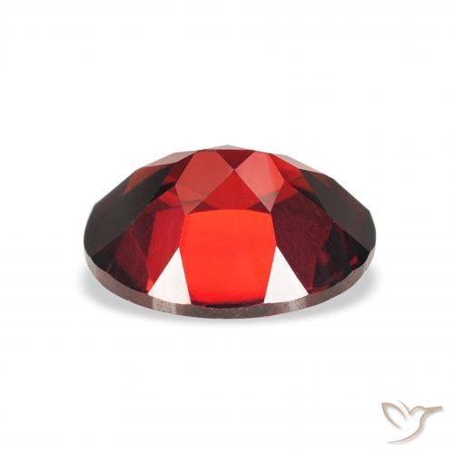 9,17 ctw natürlicher tiefrot Almandin-Granat, Oval, VVS-VS