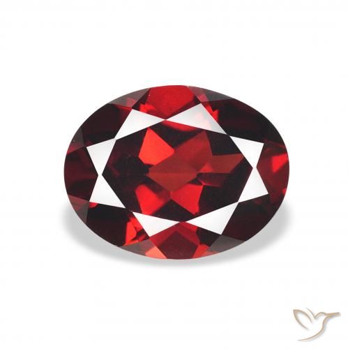 2.26ct Natürlicher tiefrot Almandin-Granat, Oval, VS