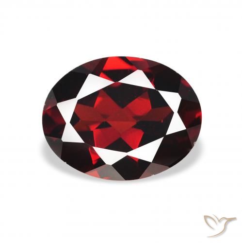2.19ct Natürlicher tiefrot Almandin-Granat, Oval, VS