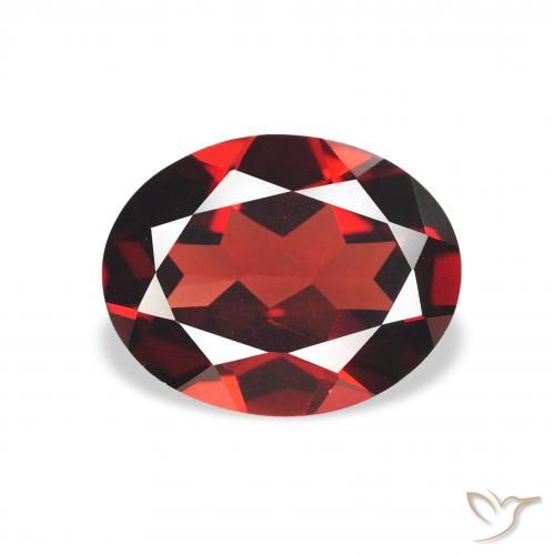 1.97ct Natürlicher Tiefes Blutrot Almandin-Granat, Oval, VS