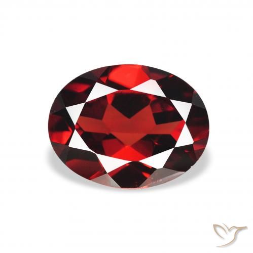 1.94ct Natürlicher dunkelrot Almandin-Granat, Oval, VS