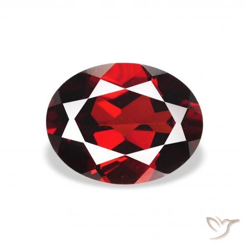 2.25ct Natürlicher tiefrot Almandin-Granat, Oval, VS