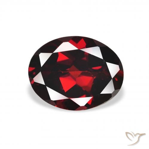 2.16ct Natürlicher tiefrot Almandin-Granat, Oval, VS