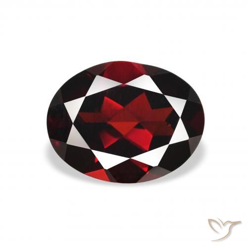 1.99ct Natürlicher Tiefes Blutrot Almandin-Granat, Oval, VS