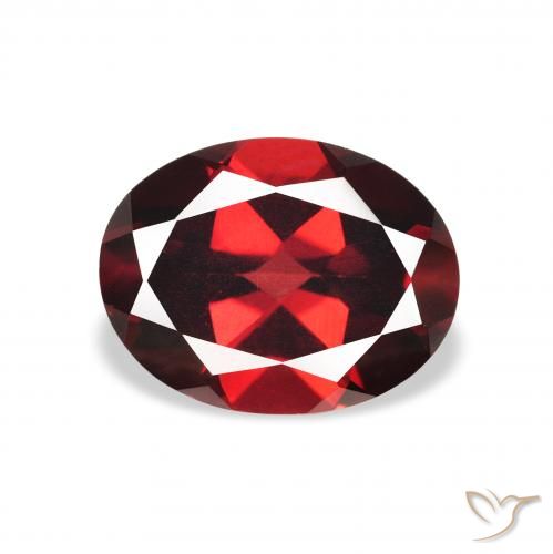 2.15ct Natürlicher dunkelrot Almandin-Granat, Oval, VS
