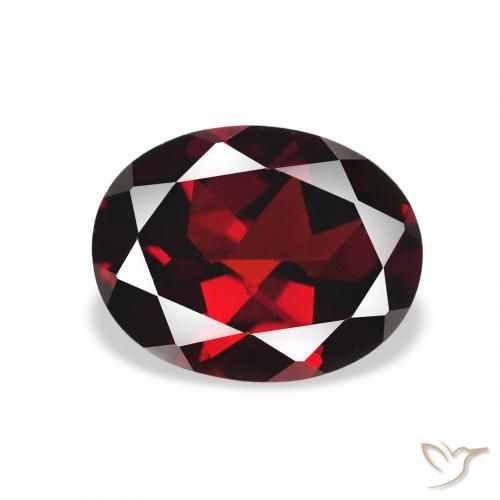 2.14ct Natürlicher tiefrot Almandin-Granat, Oval, VS