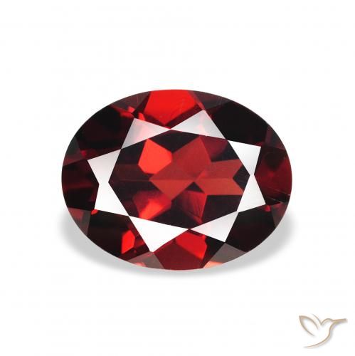 2.31ct Natürlicher Tiefes Blutrot Almandin-Granat, Oval, VS